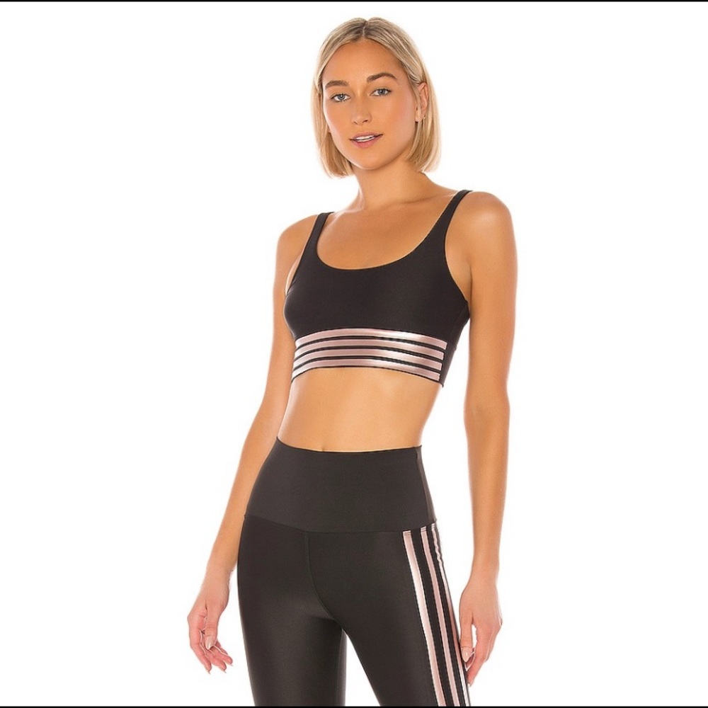 Beach Riot Leah Sports Bra in Rose Gold